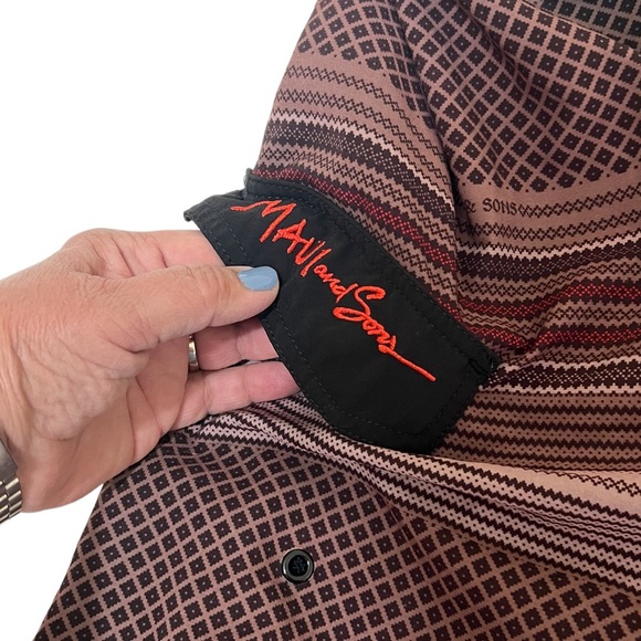 MAUI & SONS Men’s Board Shorts M Pocket Drawstring & Hook/loop Closure Men 32 - Picture 4 of 11